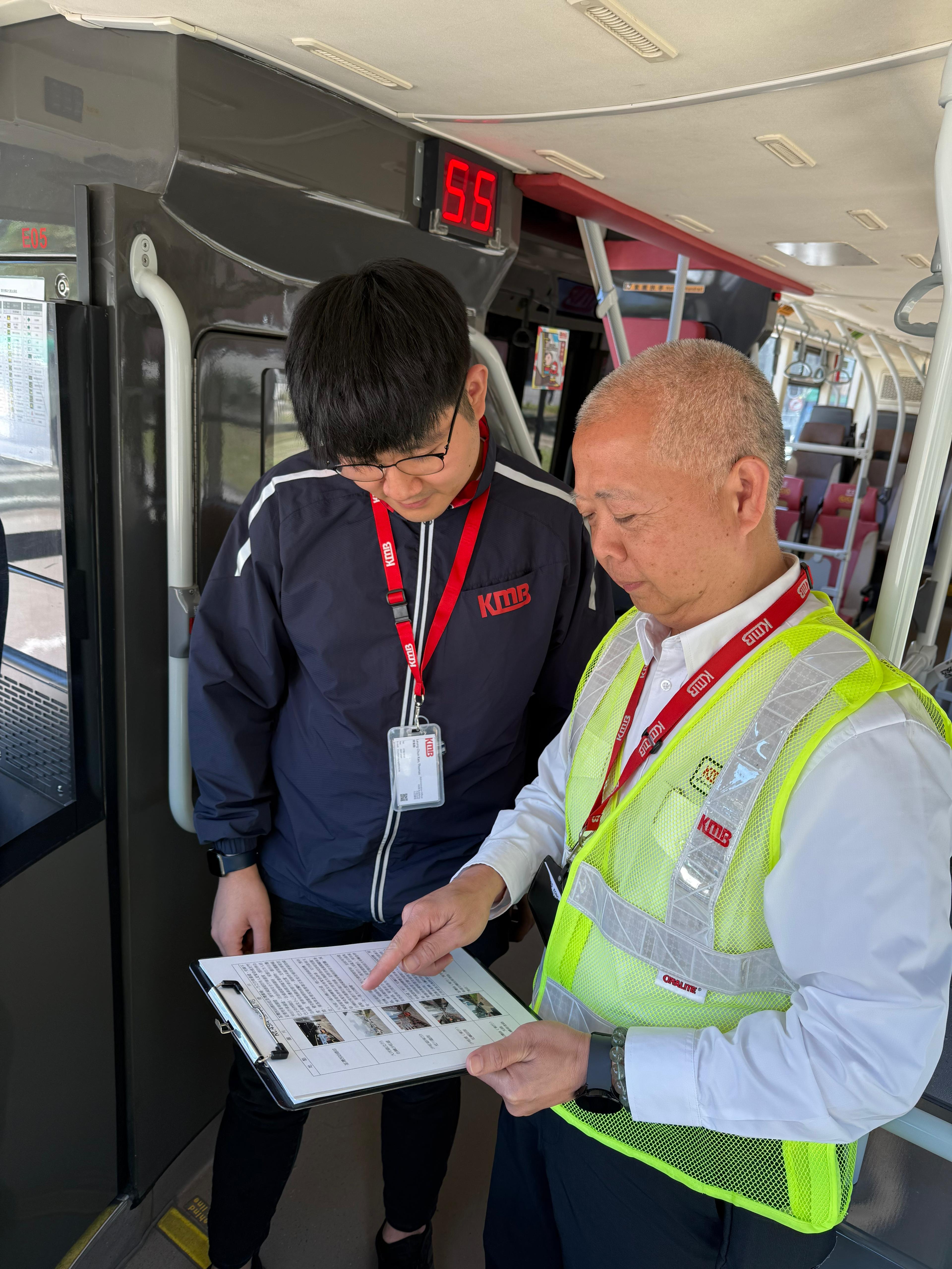 Franchised bus operators conduct route risk assessment on bus routes to provide safe driving instructions to bus captains
